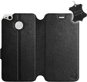 Flip case for Xiaomi Redmi 4X - Black - Black Leather - Phone Cover