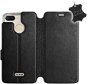 Flip case for Xiaomi Redmi 6 - Black - Leather - Black Leather - Phone Cover
