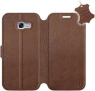 Flip mobile phone case Samsung Galaxy A5 2017 - Brown - leather - Brown Leather - Phone Cover