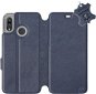 Flip mobile phone case Huawei P20 Lite - Blue - leather - Blue Leather - Phone Cover