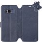 Flip case for Samsung Galaxy S8 - Blue - leather - Blue Leather - Phone Cover