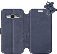 Flip case for Samsung Galaxy J3 2016 - Blue - leather - Blue Leather - Phone Cover