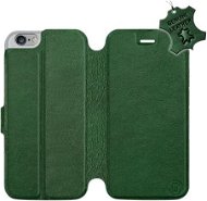 Flip puzdro na mobil Apple iPhone 6/iPhone 6s – Zelené – kožené – Green Leather - Kryt na mobil