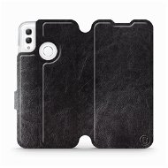 Flipové puzdro na mobil Honor 10 Lite vo vyhotovení  Black & Gray so sivým vnútrom - Kryt na mobil