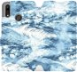 Phone Cover Flip mobile phone case Huawei P Smart 2019 - M058S Light blue horizontal feathers - Kryt na mobil