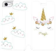 Flip case for Apple iPhone 8 - MH01P Unicorn magic - Phone Cover