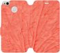 Flip case for Xiaomi Redmi 4X - MK06S Orange leaf pattern - Phone Cover