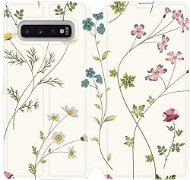 Flip case for Samsung Galaxy S10 Plus - MD03S Thin plants with flowers - Phone Cover