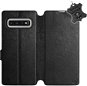 Phone Cover Flip case for Samsung Galaxy S10 Plus - Black - Leather - Black Leather - Kryt na mobil