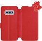 Phone Cover Flip case for Samsung Galaxy S10e - Red - leather - Red Leather - Kryt na mobil