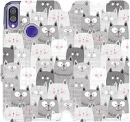 Phone Cover Flip case for Xiaomi Redmi Note 7 - M099P Cats - Kryt na mobil