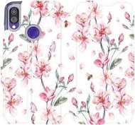 Flip case for Xiaomi Redmi Note 7 - M124S Pink flowers - Phone Cover