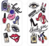Flip case for Xiaomi Redmi Note 7 - M131P Lipsticks, boots and perfumes - Phone Cover