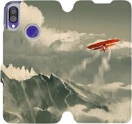 Flip case for Xiaomi Redmi Note 7 - MA03P Orange plane in the mountains - Phone Cover