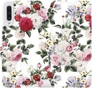 Flipové puzdro na mobil Samsung Galaxy A50 – MD01S Ruže na bielom - Kryt na mobil