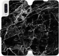 Flip case for Samsung Galaxy A50 - V056P Black marble - Phone Cover