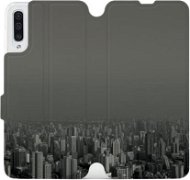 Flipové puzdro na mobil Samsung Galaxy A50 – V063P Mesto v sivom háve - Kryt na mobil