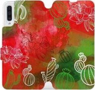 Flipové puzdro na mobil Samsung Galaxy A50 – MG01S Akvarelové kaktusy - Kryt na mobil