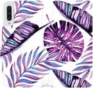 Flip case for Samsung Galaxy A50 - MG12S Large purple leaves - Phone Cover