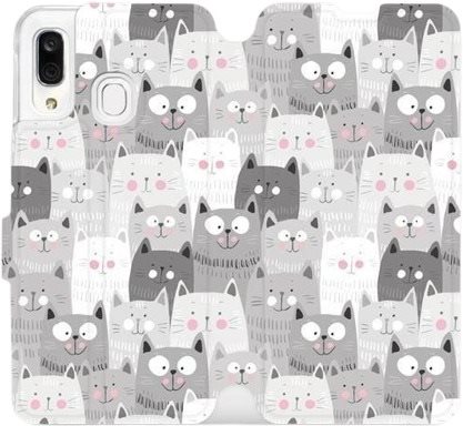 Flip mobile phone case Samsung Galaxy A40 - M099P Cats - Phone Cover - Main image