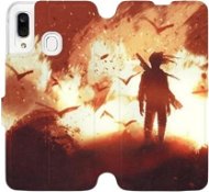 Flip case for Samsung Galaxy A40 - MA06S Figure on fire - Phone Cover