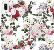 Flip case for Samsung Galaxy A40 - MD01S Rose on white - Phone Cover