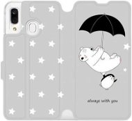 Flip case for Samsung Galaxy A40 - MH08P Bear and penguin - always with you - Phone Cover