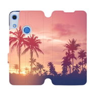 Flip case for Honor 8A - M134P Palm trees and pink sky - Phone Cover