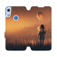 Flip case for Honor 8A - MA05S Girl with balloon in gas mask - Phone Cover
