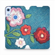 Flip case for Honor 8A - MD05P Denim flowers - Phone Cover