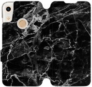 Flip case for Honor 8A - V056P Black Marble - Phone Cover