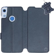 Flip case for Honor 8A - Blue - leather - Blue Leather - Phone Cover
