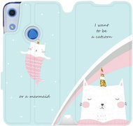 Flip case for Honor 8A - MH11S Cat - I want to be a catcorn or a marmaid - Phone Cover