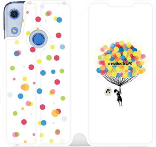 Flip case for Honor 8A - MH15P Balloons bye bye a person´s life - Phone Cover - Main image
