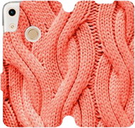 Flip case for Honor 8A - MK02S Orange sweater pattern - Phone Cover