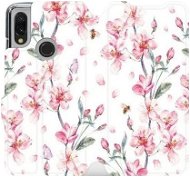 Flipové puzdro na mobil Xiaomi Redmi 7 – M124S Ružové kvety - Kryt na mobil