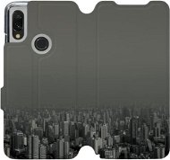 Flipové puzdro na mobil Xiaomi Redmi 7 – V063P Mesto v sivom háve - Kryt na mobil