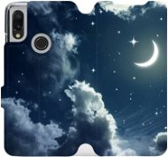 Flipové puzdro na mobil Xiaomi Redmi 7 – V145P Nočná obloha s mesiacom - Kryt na mobil
