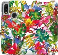 Flip case for Xiaomi Redmi 7 - MG07S Multicoloured flowers and leaves - Phone Cover