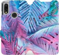 Flip case for Xiaomi Redmi 7 - MG10S Purple and blue leaves - Phone Cover