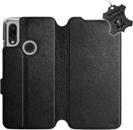 Flip case for Xiaomi Redmi 7 - Black - Leather - Black Leather - Phone Cover