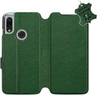 Flip case for Xiaomi Redmi 7 - Green - leather - Green Leather - Phone Cover