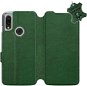 Flip case for Xiaomi Redmi 7 - Green - leather - Green Leather - Phone Cover