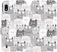 Phone Cover Flip mobile phone case Samsung Galaxy A10 - M099P Cats - Kryt na mobil