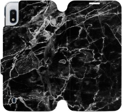 Flip case for Samsung Galaxy A10 - V056P Black Marble - Phone Cover - Main image