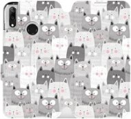 Phone Cover Flip mobile phone case Huawei Y7 2019 - M099P Cats - Kryt na mobil