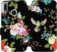Flip mobile phone case Huawei Y7 2019 - VD09S Birds and flowers - Phone Cover
