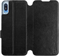 Flip case for Huawei Y6 2019 in Black&Gray with grey interior - Phone Cover