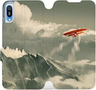 Flip mobile phone case Huawei Y6 2019 - MA03P Orange plane in the mountains - Phone Cover