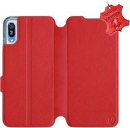 Flip mobile phone case Huawei Y6 2019 - Red - leather - Red Leather - Phone Cover
